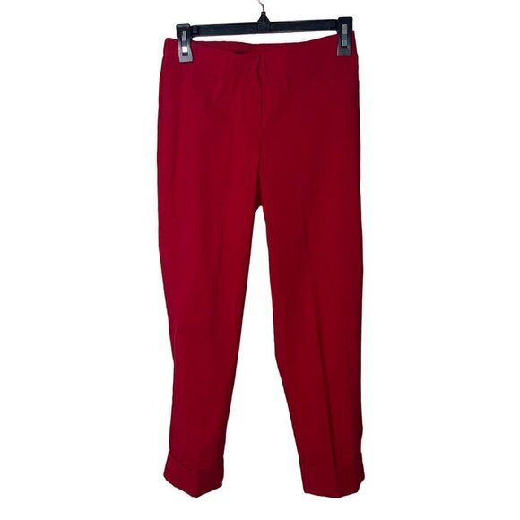 Insight Womens Bundle Of Two Pants Size 0 Red Black Gray Stripe Mid Rise Casual - Picture 3 of 10